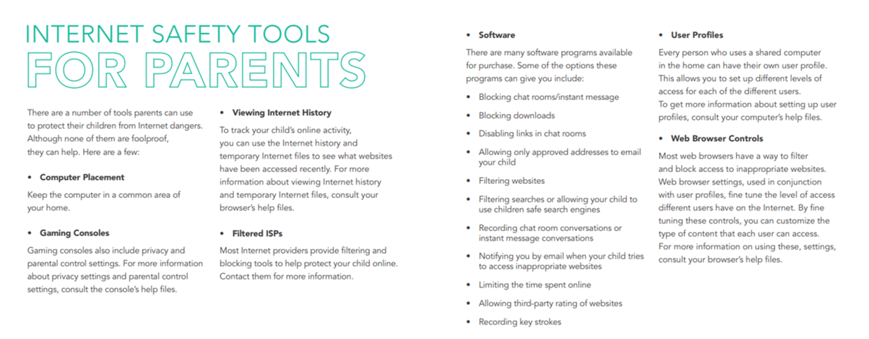 Internet Safety Tools for Parents