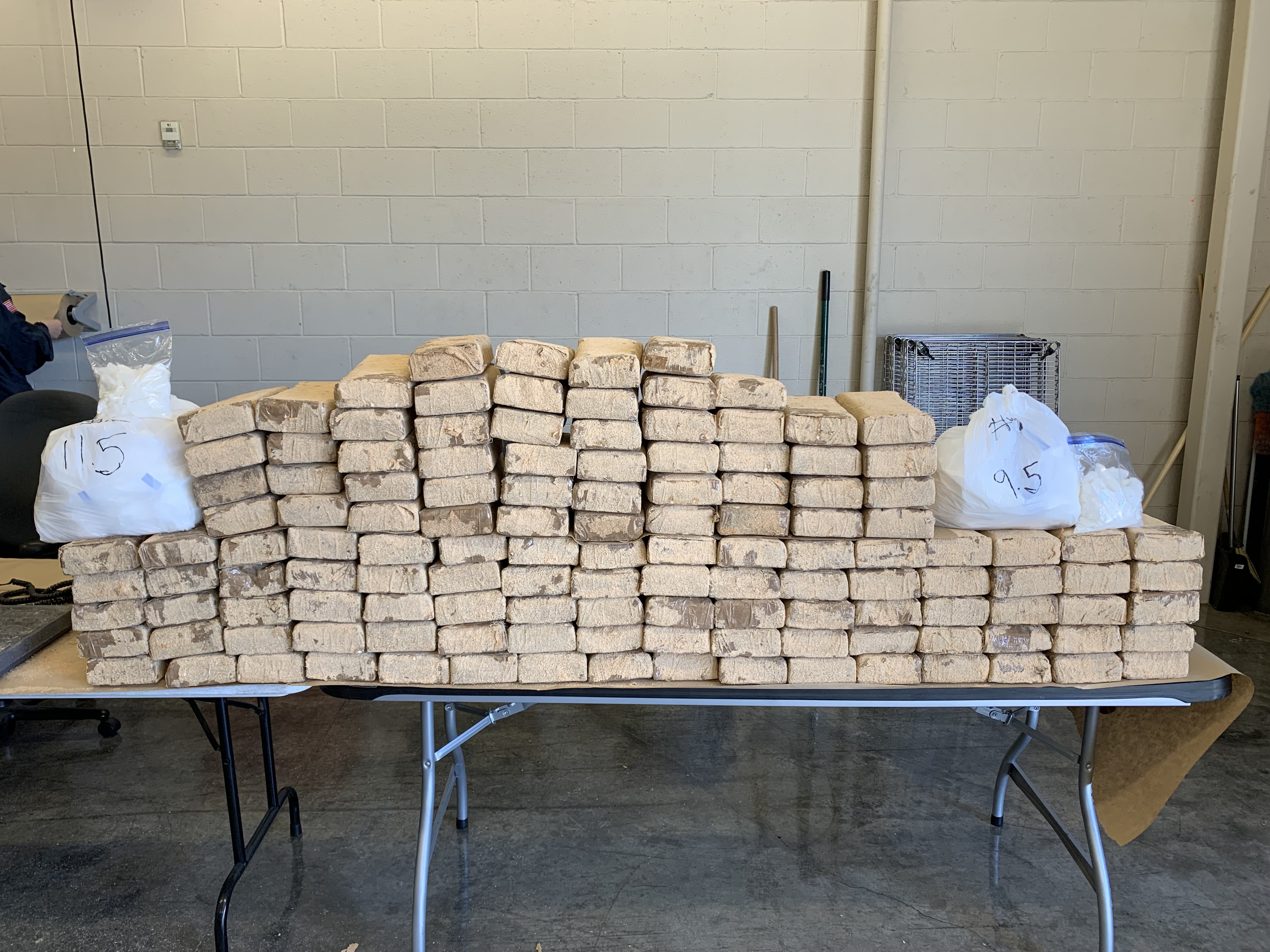 317 lbs of meth bust 