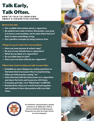 Talk Early, Talk Often - Vaping