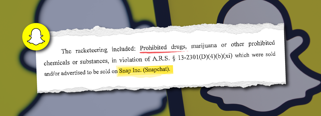 Racketeering charge on social media app Snapchat