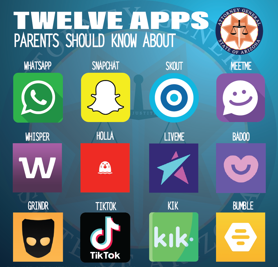List of twelve apps that are featured.