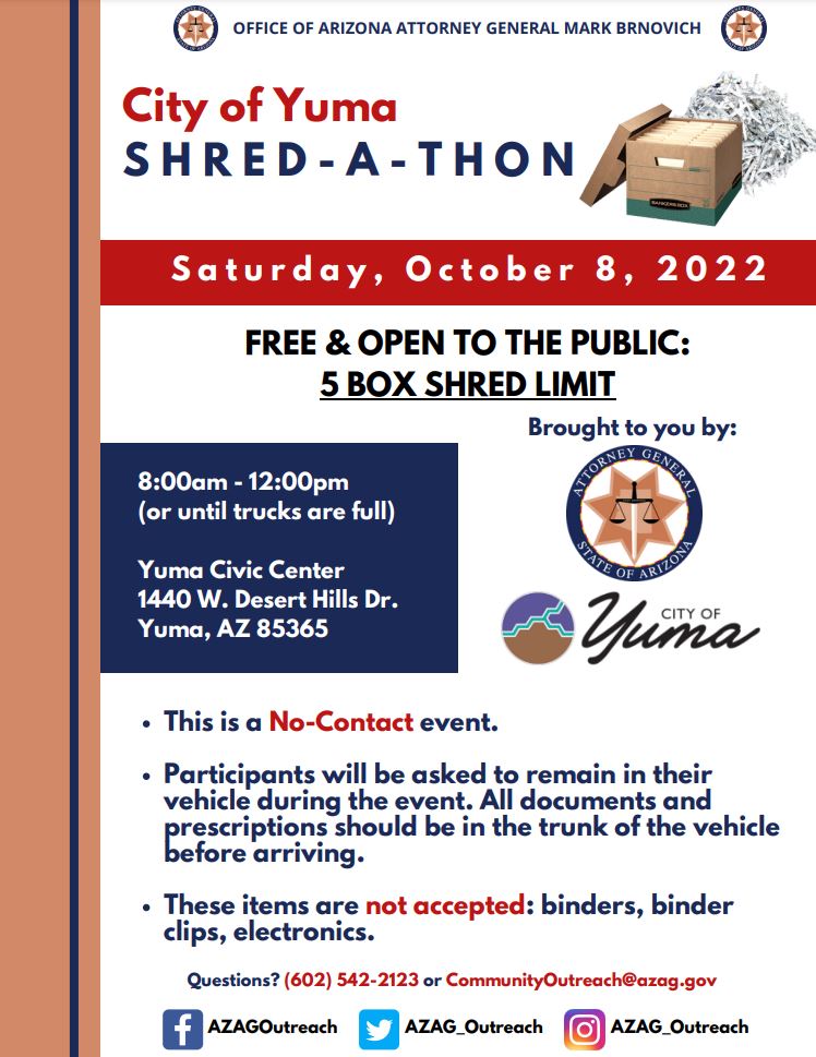 Yuma Shred Oct 2022